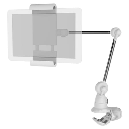 Barkan Barkan 7 - 12 inch Universal Multi - Position Tablet Mount 2 lbs White Firm Tablet Clamp T56